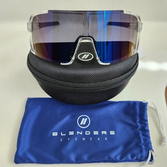 Blenders Eyewear Expose Wave Dover Full Shield Wraparound Sunglasses NWT - Picture 3 of 16